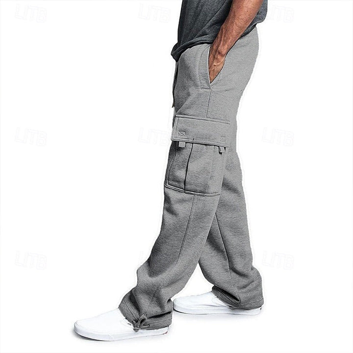 Avslappnad cargo joggers
