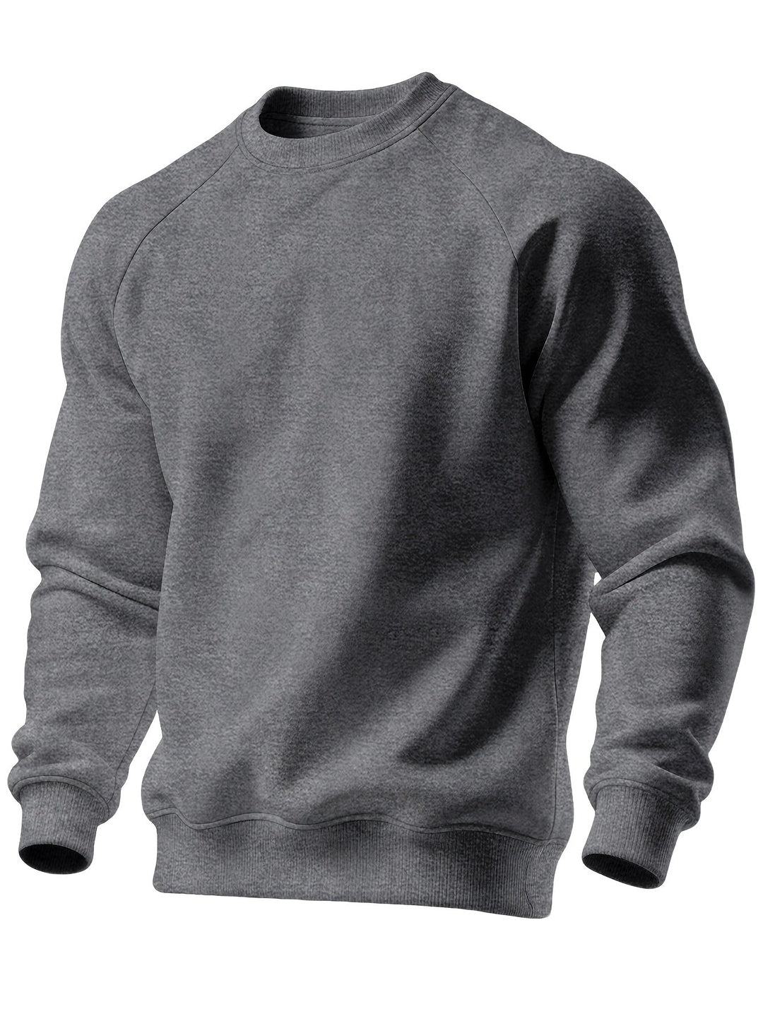 Klassisk raglan rundhalsad sweatshirt