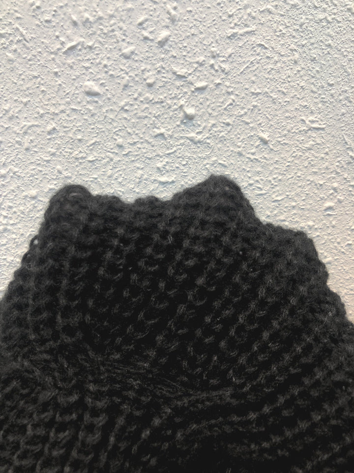 Mjuk bow-detalj långärmad kofta