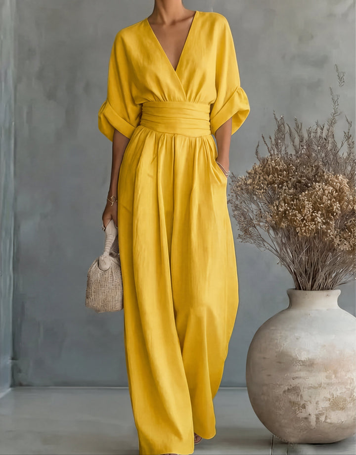 Elegant med vida ben jumpsuit