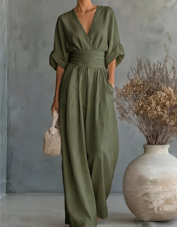Elegant med vida ben jumpsuit