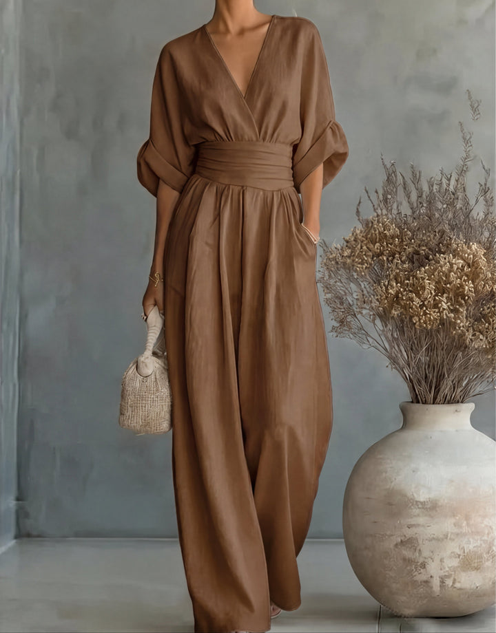 Elegant med vida ben jumpsuit