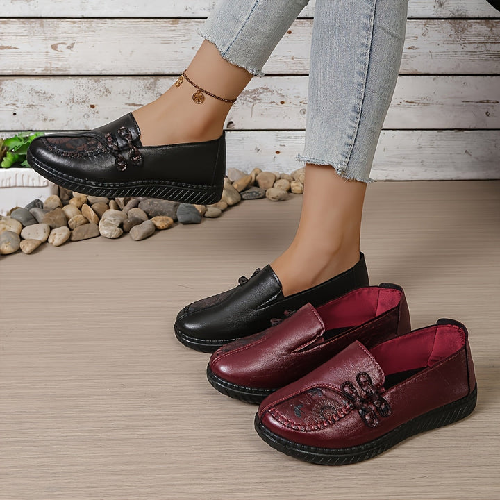 Vadderad halk-på loafers
