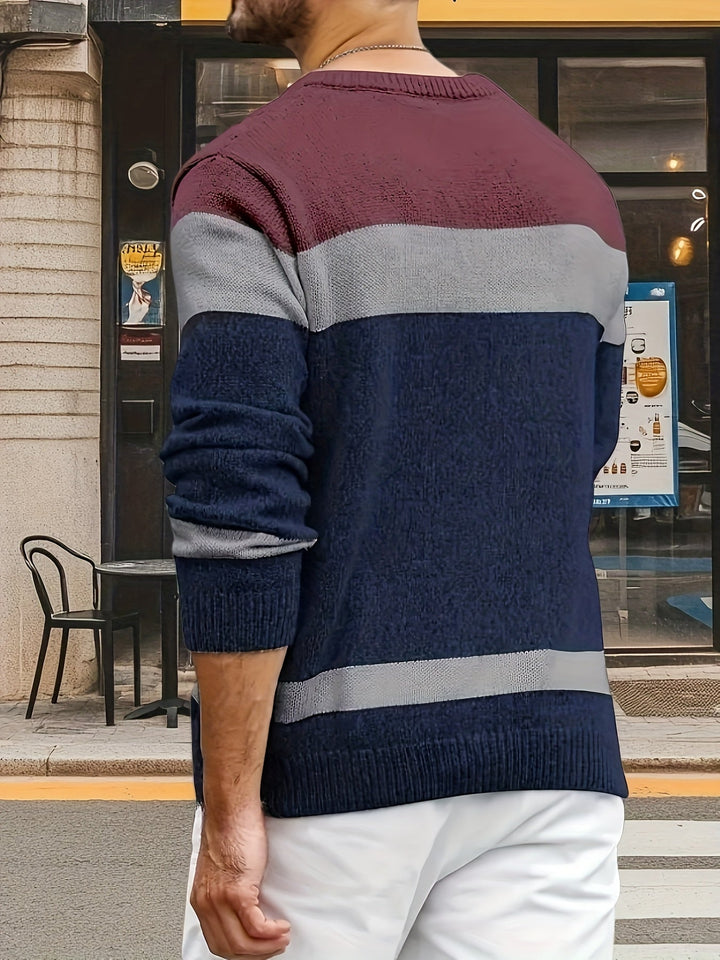 Klassisk kabelstickad pullover