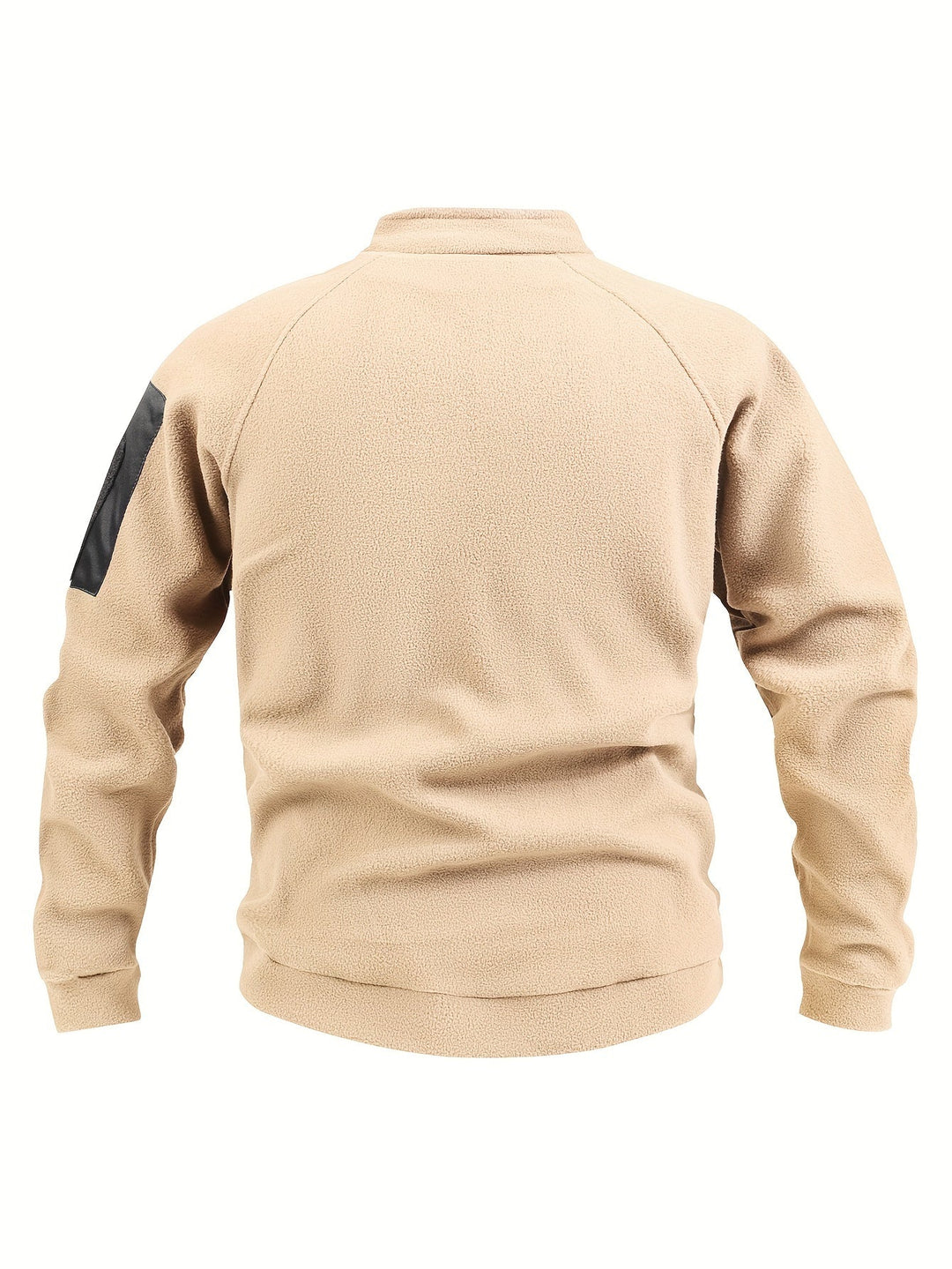 Dragkedja-detalj mockneck pullover