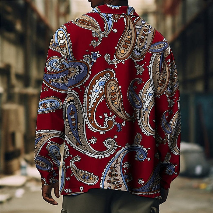 Paisley-mönster overshirt