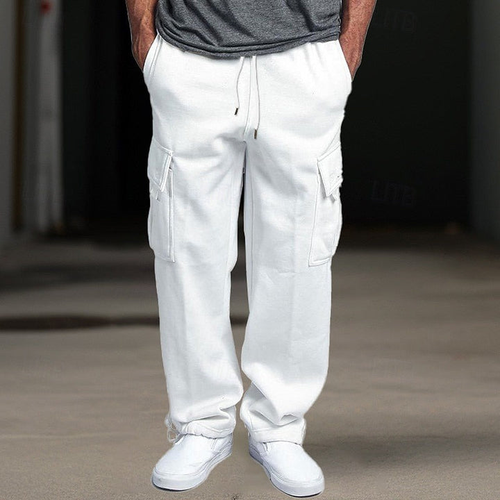 Avslappnad cargo joggers