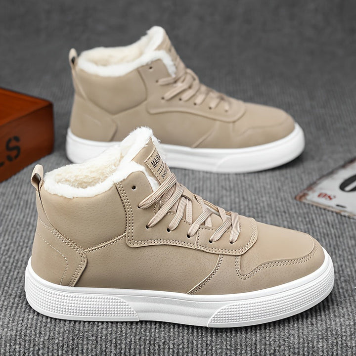 Varm-lined höga sneakers