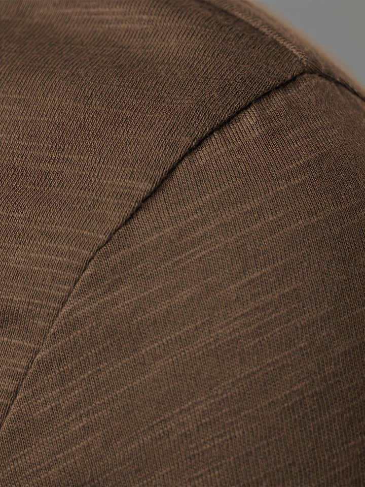 Klassisk knapp-placket henley