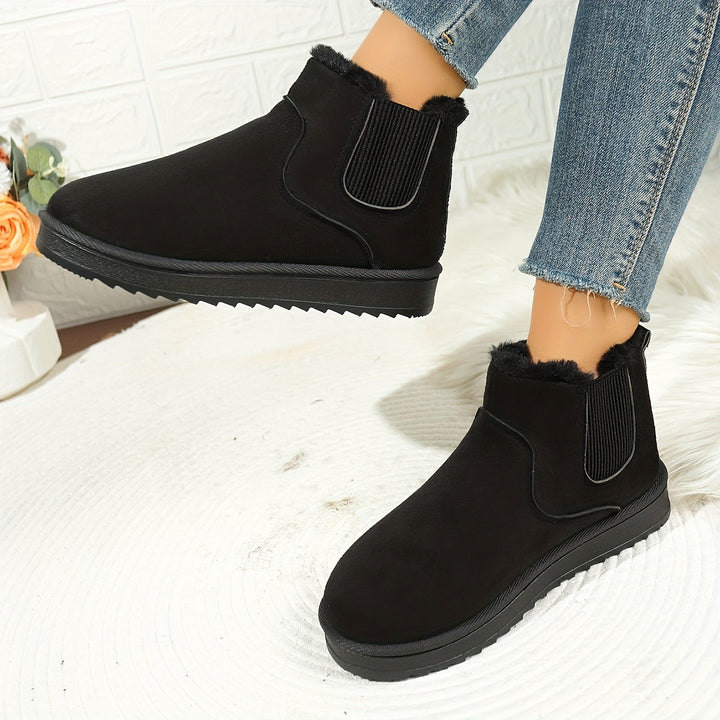 Mysig plattform ankelboots
