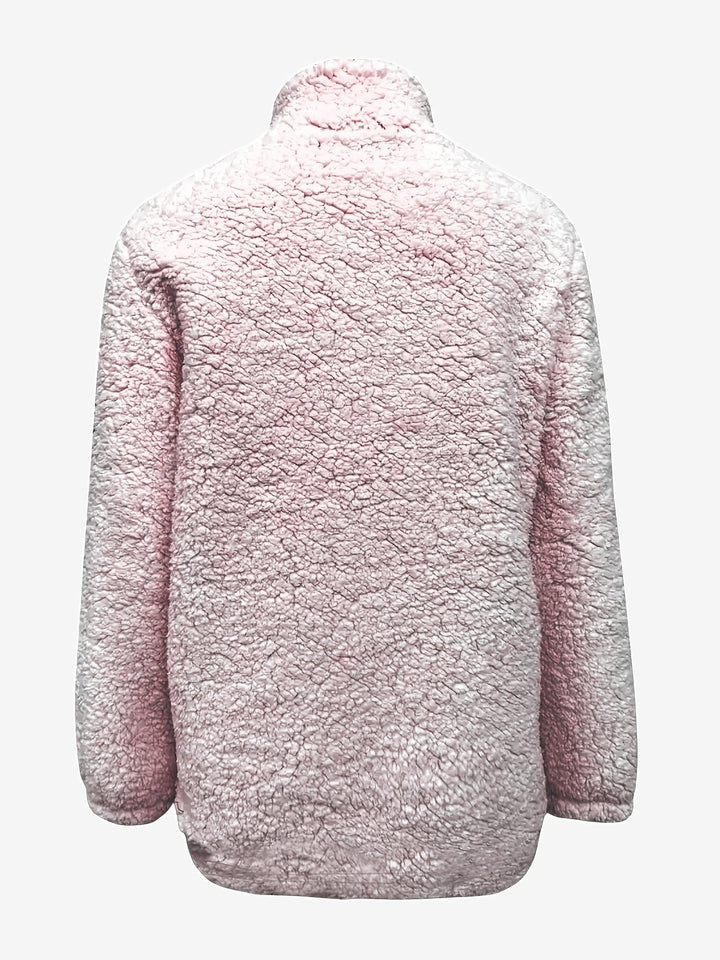 Mysig med halv dragkedja pullover