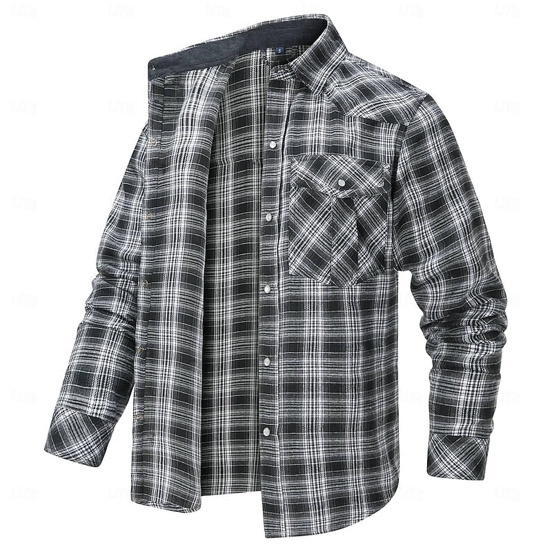 Robust rutig overshirt