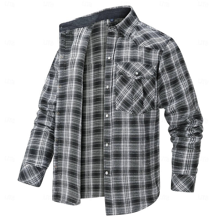 Robust rutig overshirt