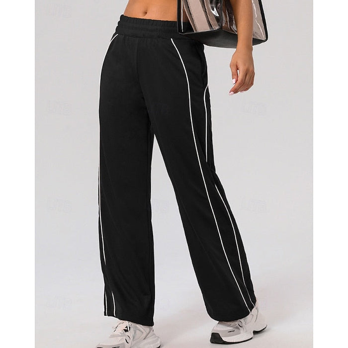 Avslappnad sida-rand joggers