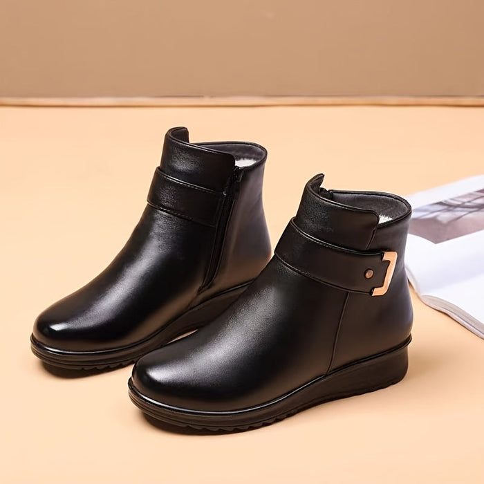 Mysig spänne ankelboots