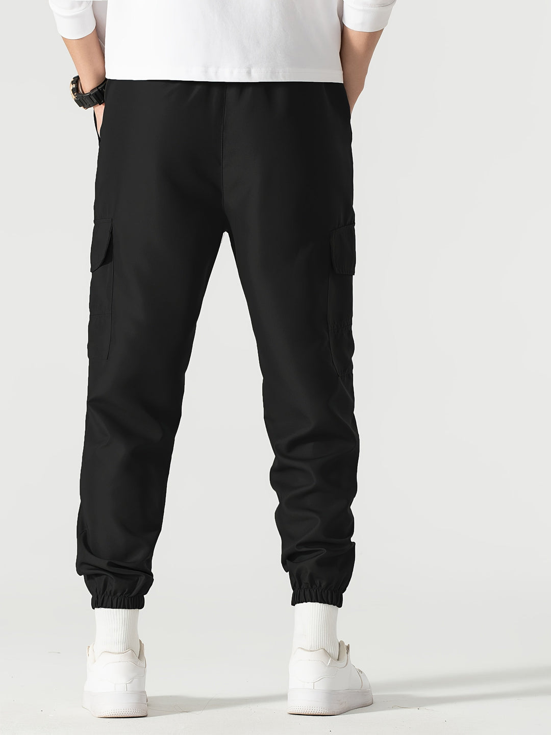 Avslappnad cargo joggers