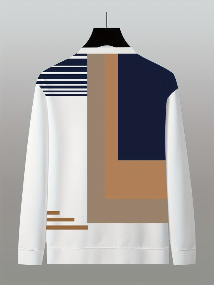 Modern med halv dragkedja pullover