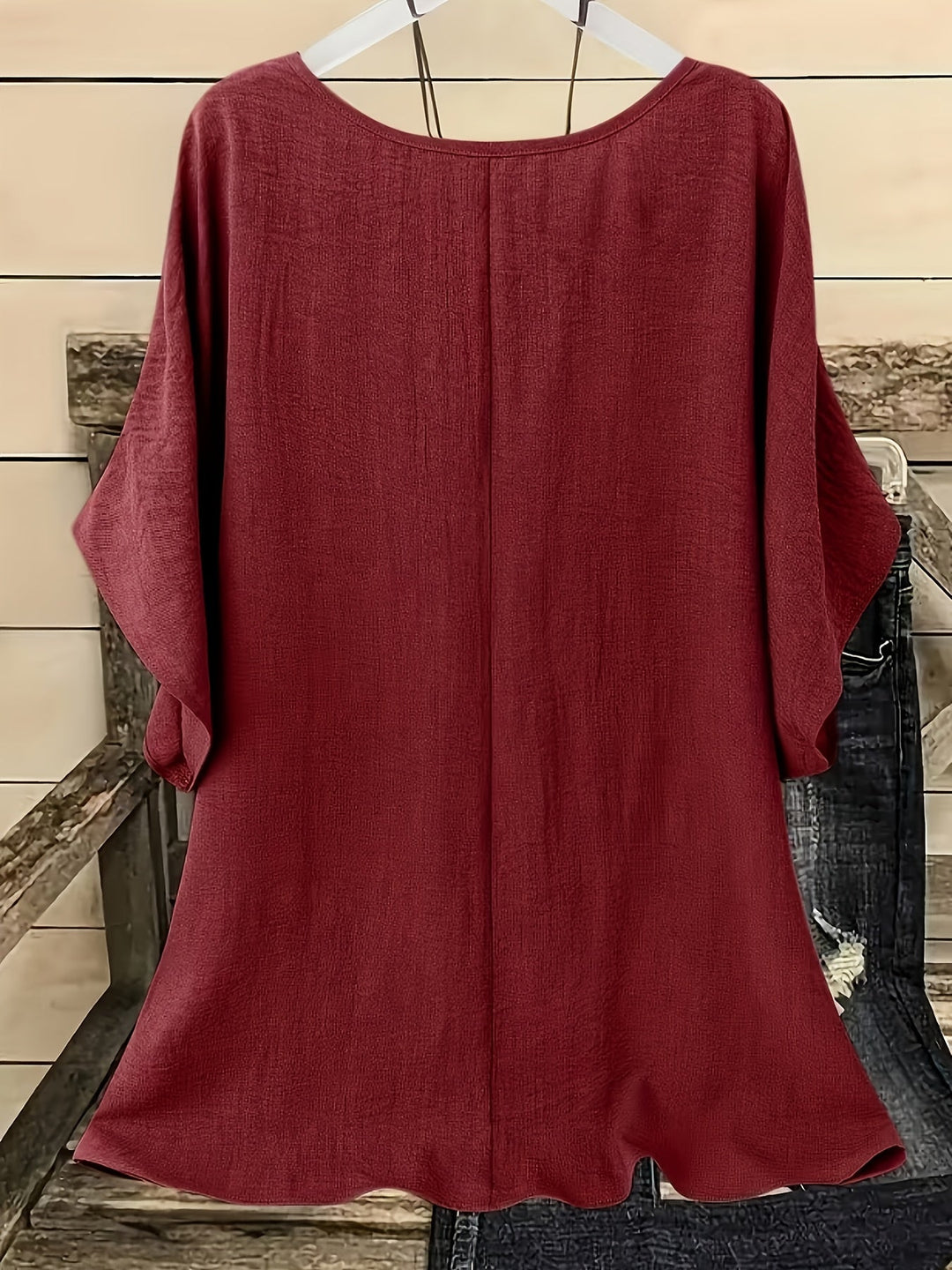 Flowy batwing blus
