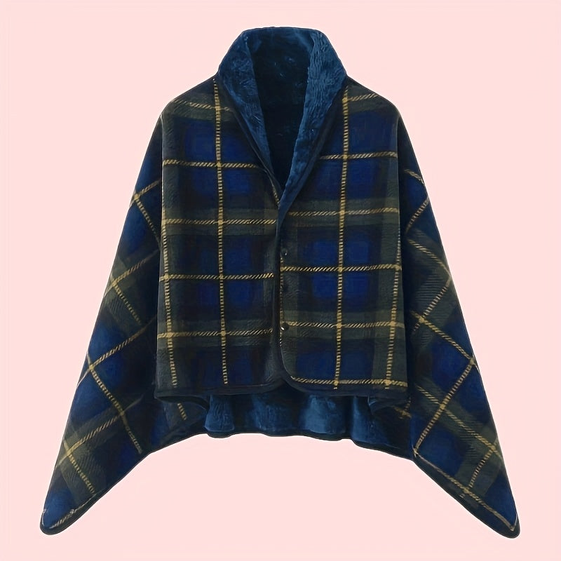 Knäppt wrap sjal