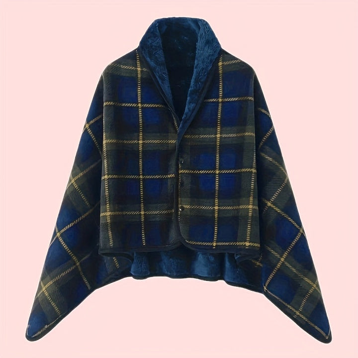 Knäppt wrap sjal