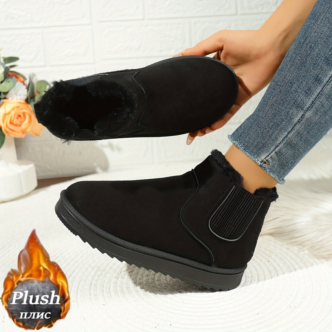 Mysig plattform ankelboots