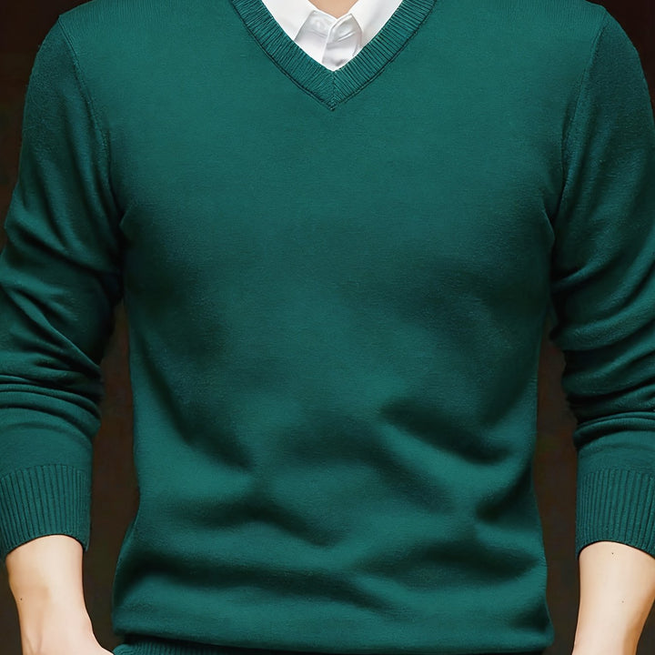 Klassisk V-ringad pullover