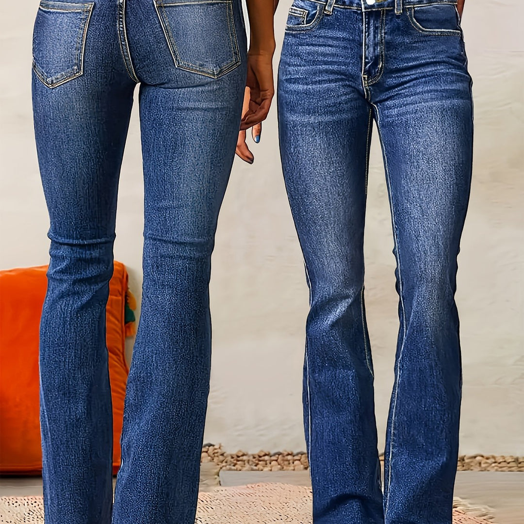 Klassisk flared jeans