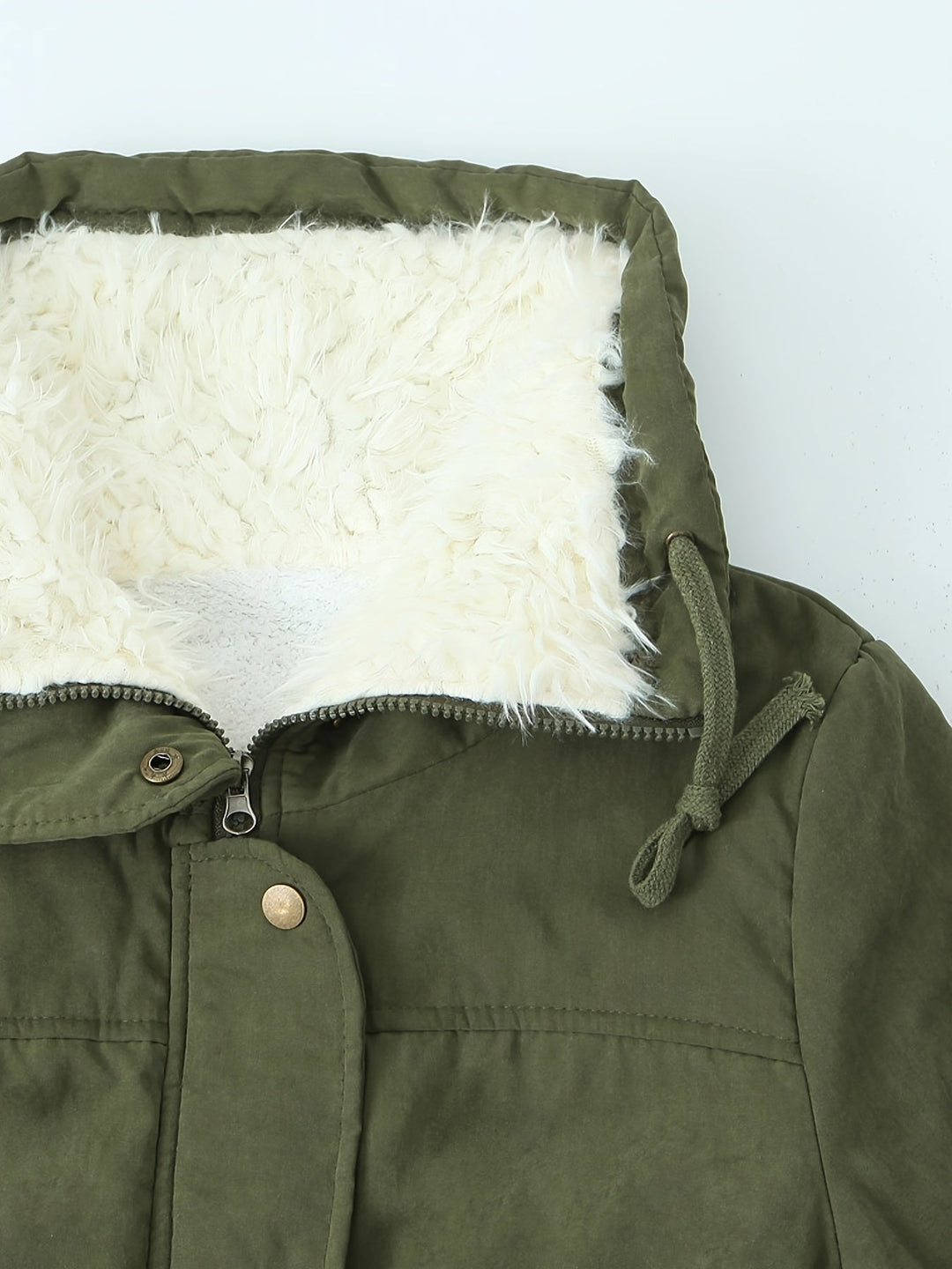 Mysig med huva vinter parkas