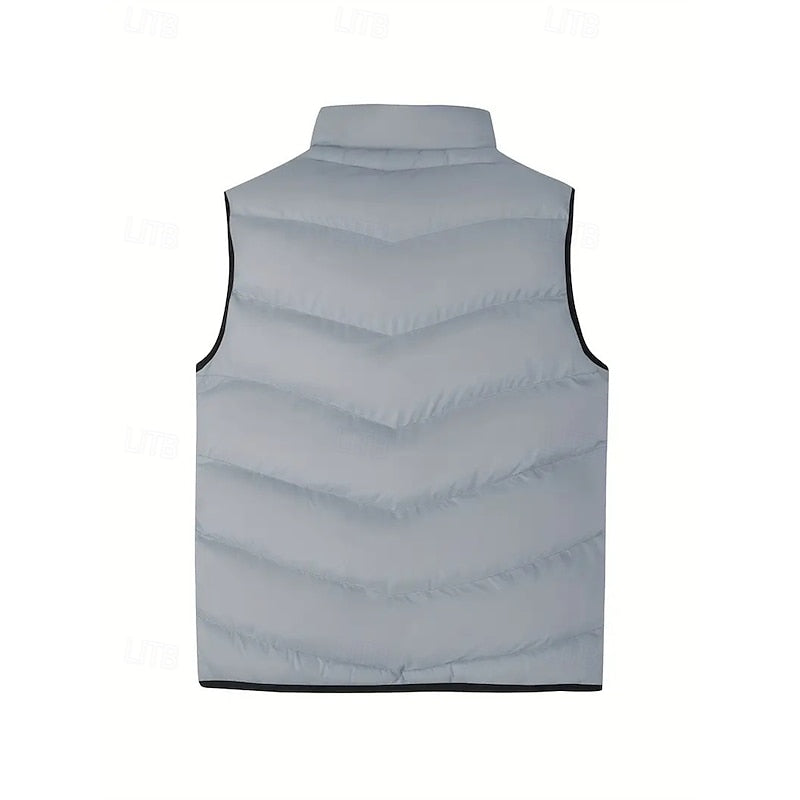 Quiltad puffer väst