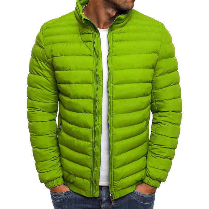 Lätt quiltad puffer jacka
