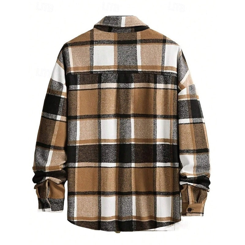 Robust rutig overshirt