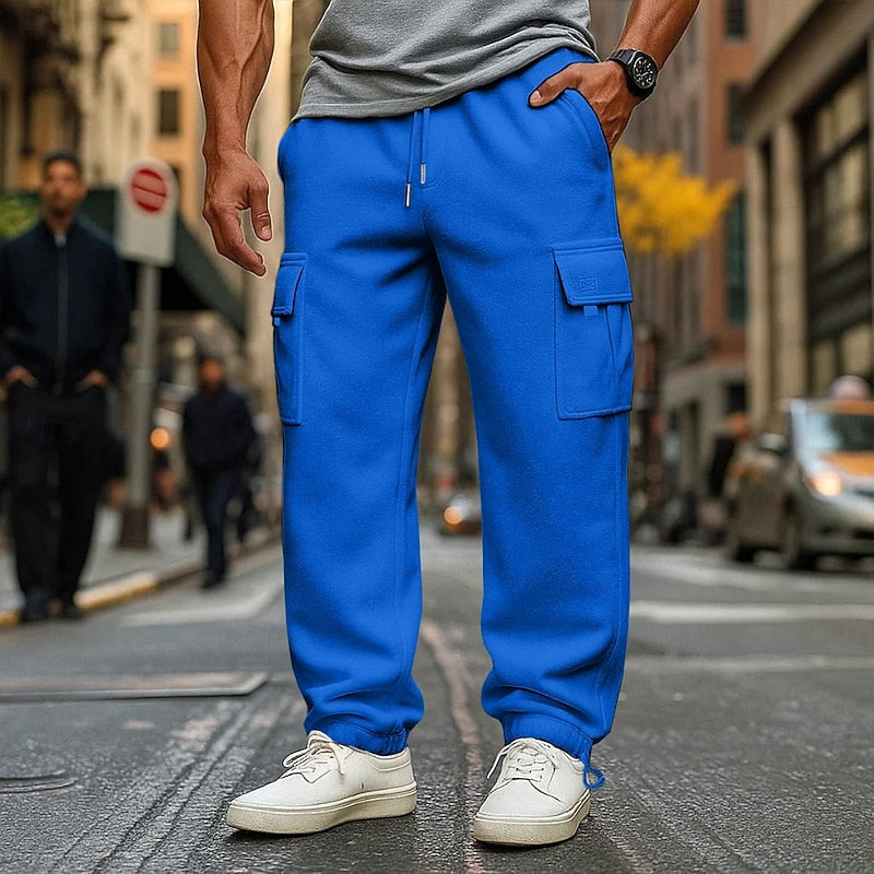Avslappnad cargo joggers