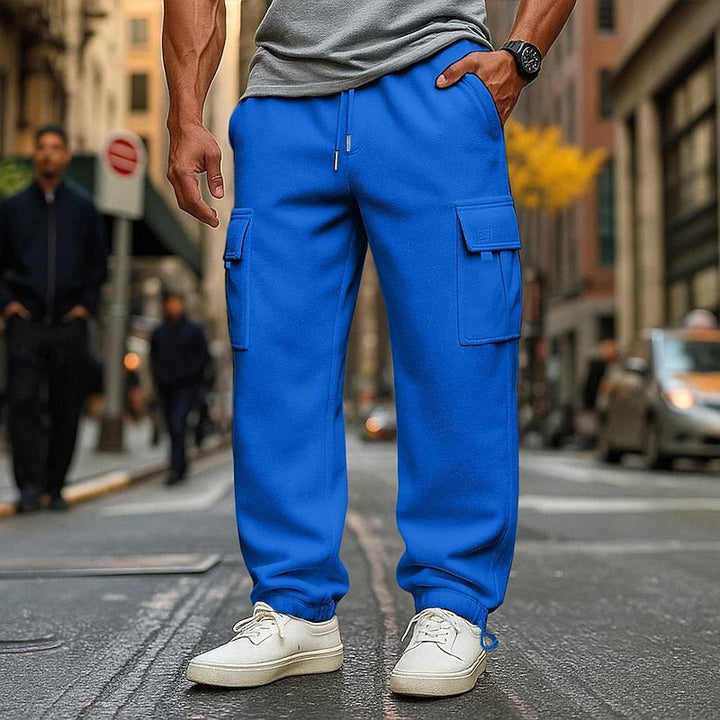 Avslappnad cargo joggers