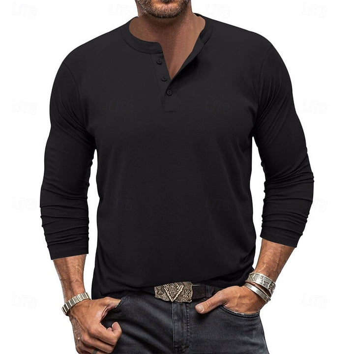 Klassisk långärmad henley
