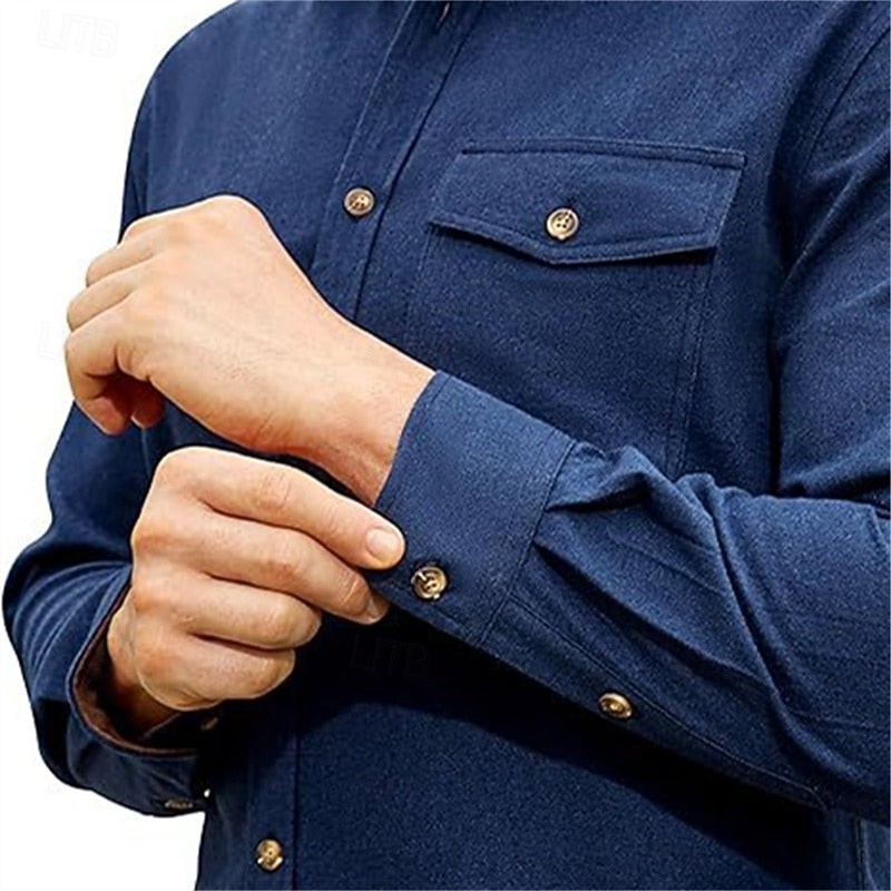 Robust med knäppning framtill overshirt