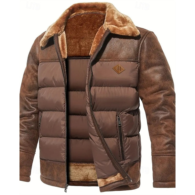 Isolerad vinter puffer jacka