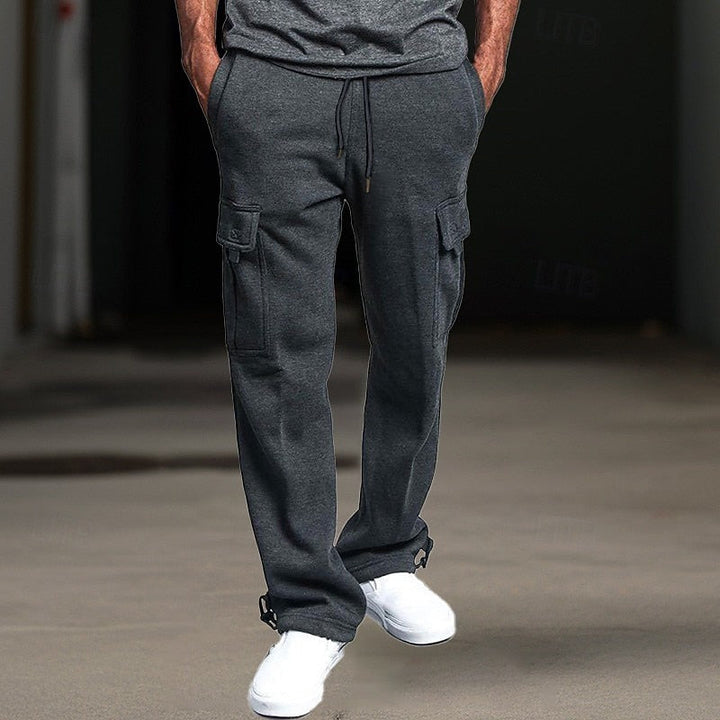 Avslappnad cargo joggers