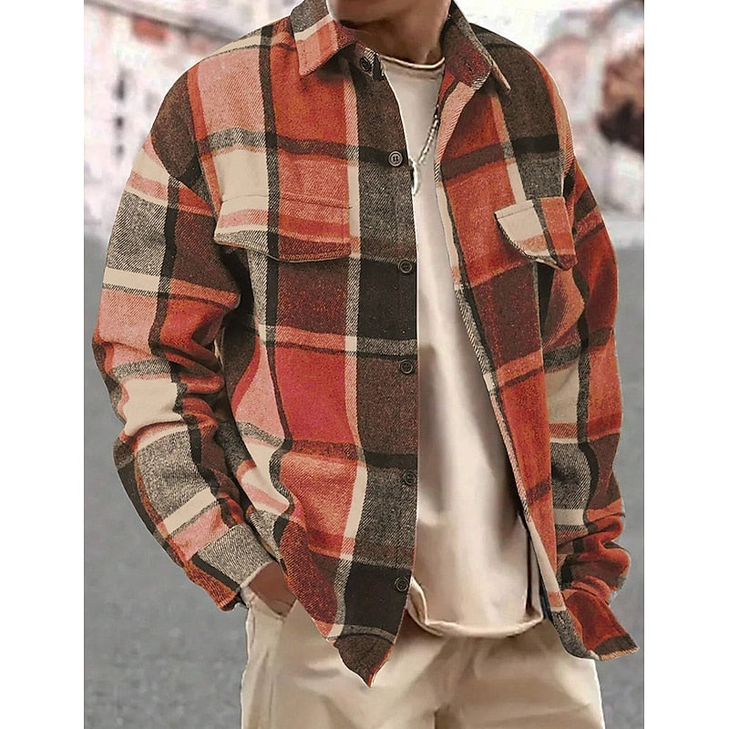 Robust rutig overshirt