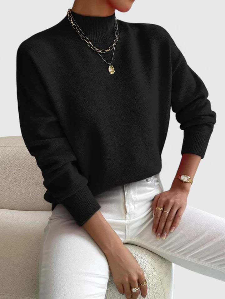 Elegant mockneck tröja