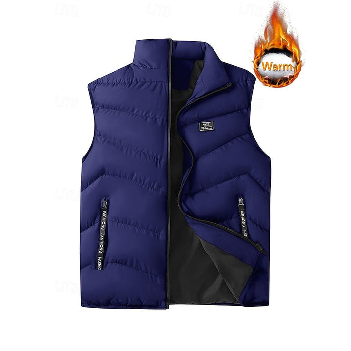 Quiltad puffer väst
