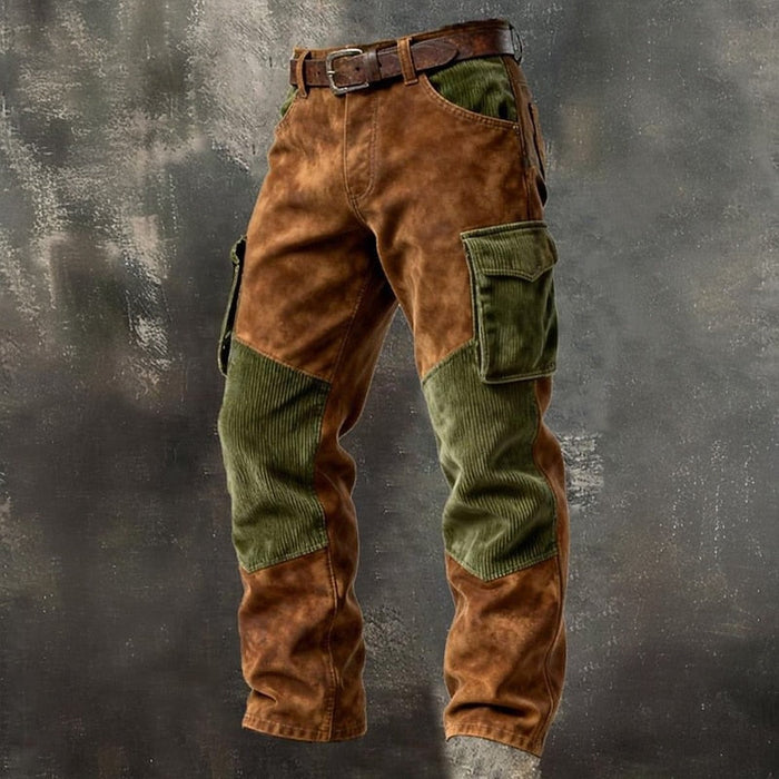 Robust two-tone cargo byxor