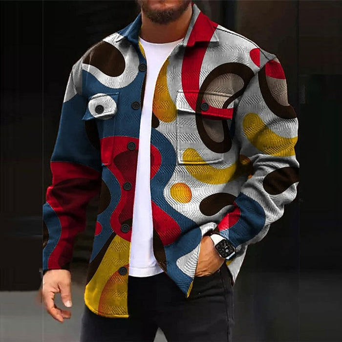 Djärv mönstrad overshirt