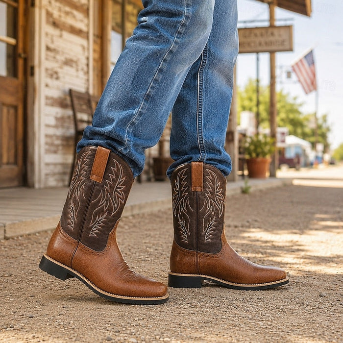 Klassisk western cowboystövlar
