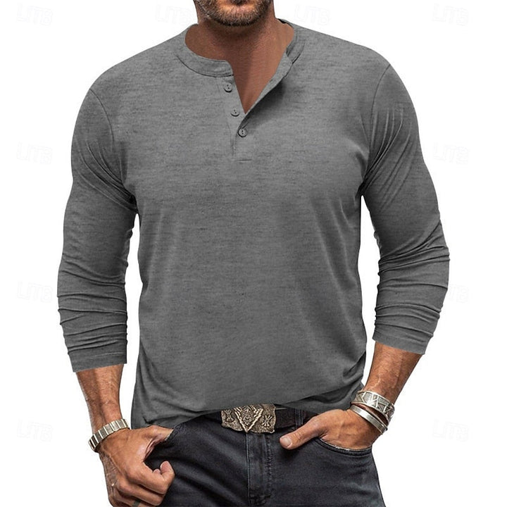 Klassisk långärmad henley