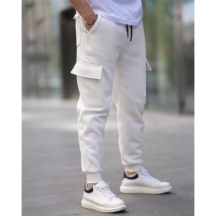 Avslappnad cargo joggers