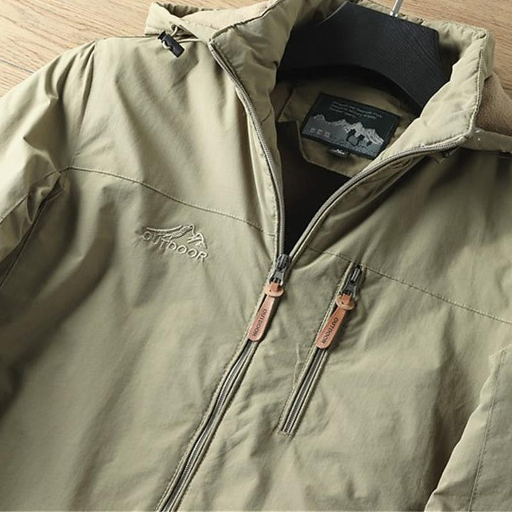 Hela-säsong med huva outdoor jacka