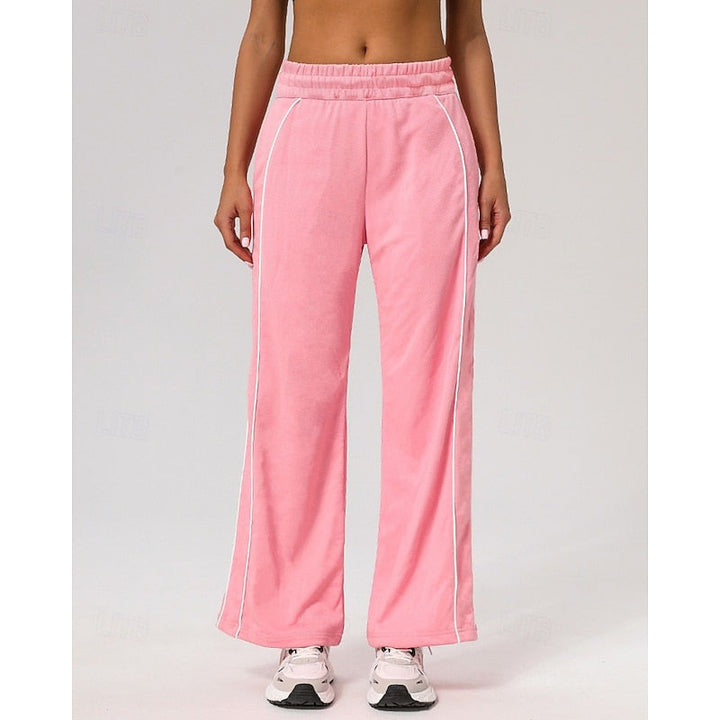 Avslappnad sida-rand joggers