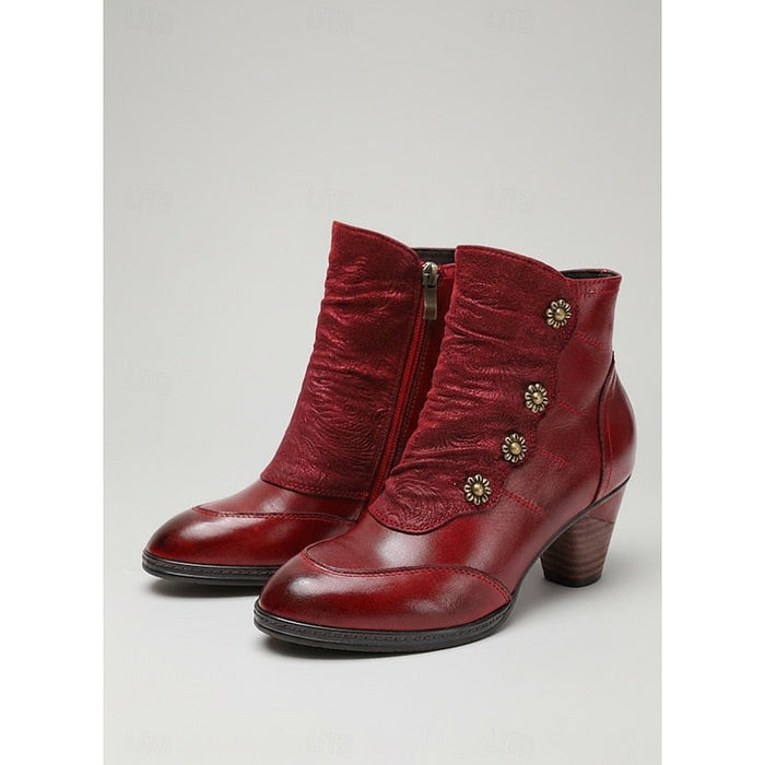 Heeled ankelboots