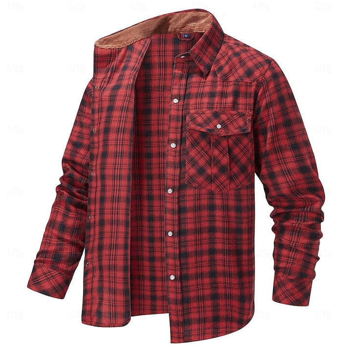 Robust rutig overshirt