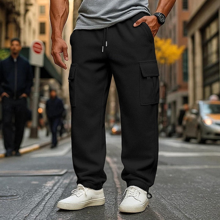 Avslappnad cargo joggers